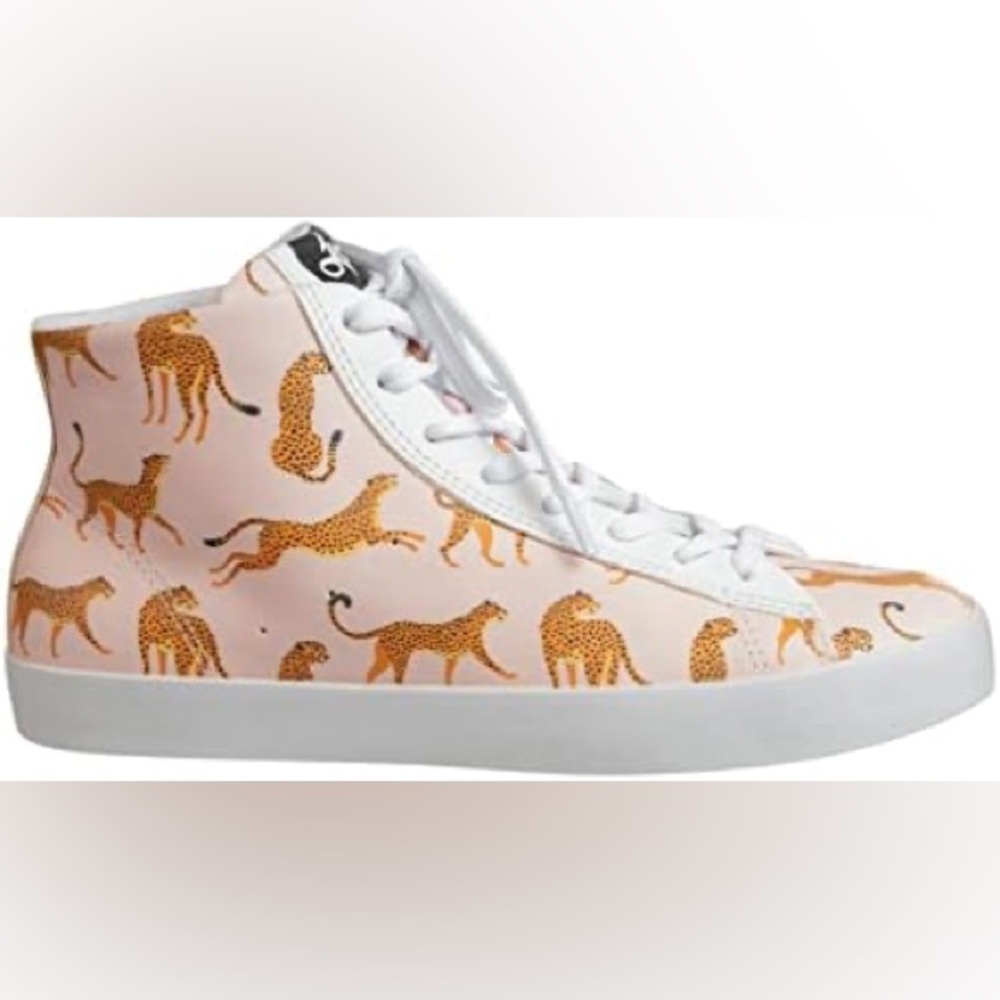 OTBT Hologram Cheetah High Top Sneaker 7.5